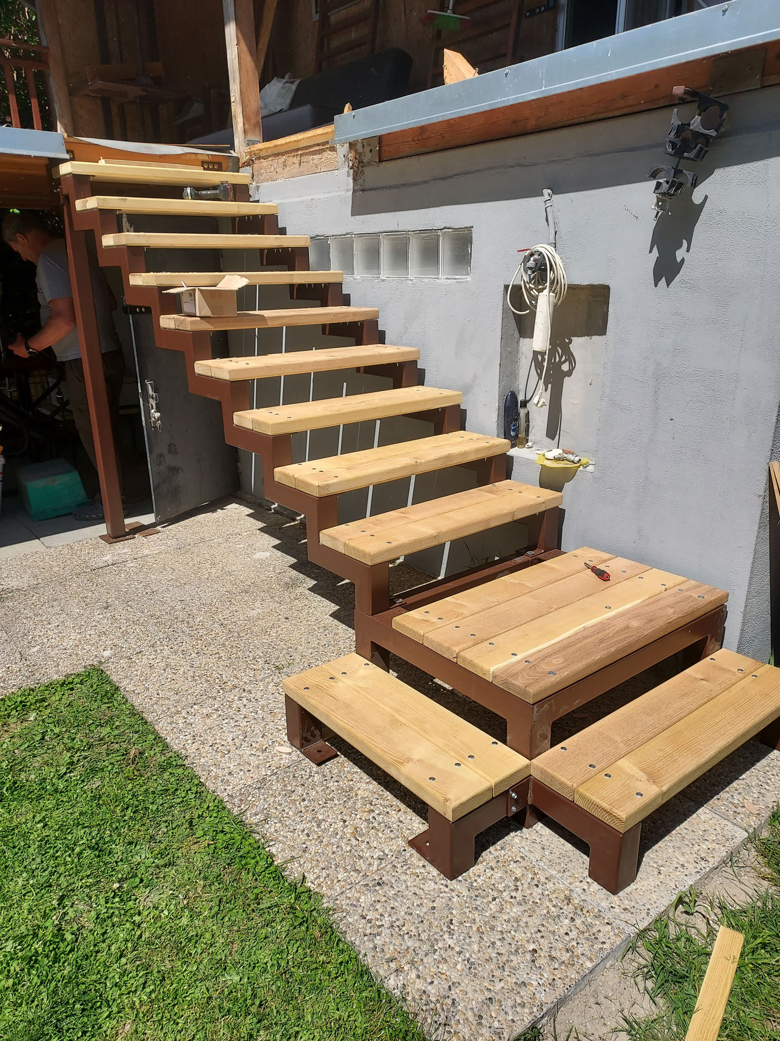 6, Schody, nášlap drevený